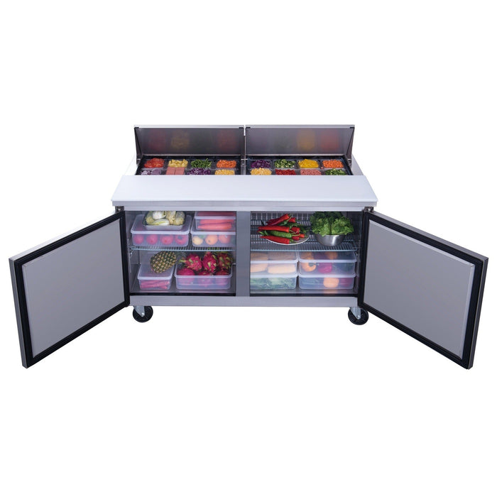 Dukers Salad Prep Station Refrigerator - CulinaryProfis