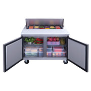 Dukers Salad Prep Station Refrigerator - CulinaryProfis