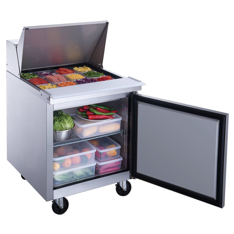 Dukers Salad Prep Station Refrigerator - CulinaryProfis