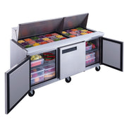 Dukers Salad Prep Station Refrigerator - CulinaryProfis