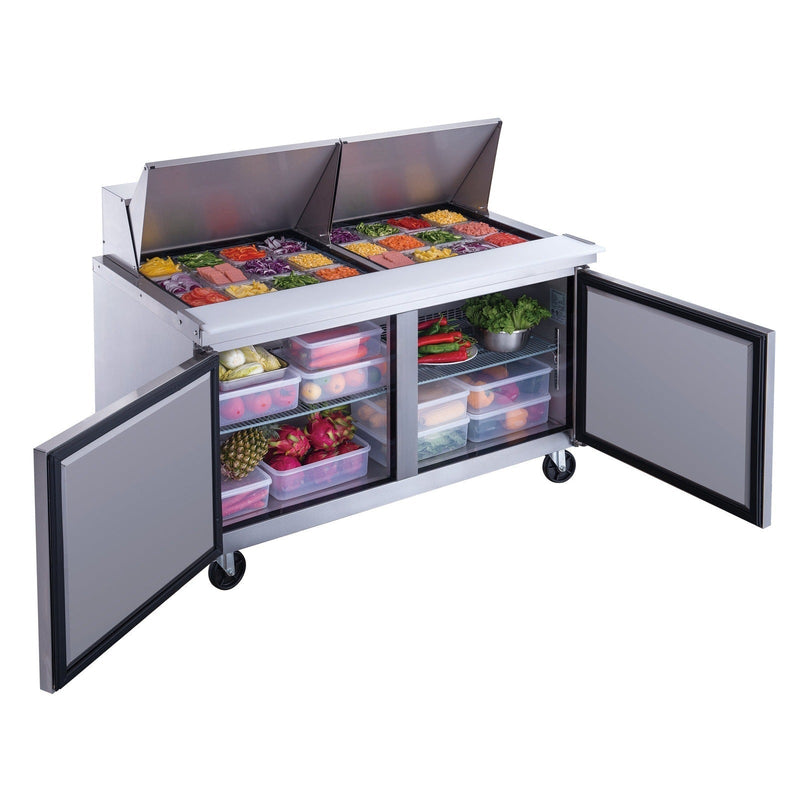 Dukers Salad Prep Station Refrigerator - CulinaryProfis