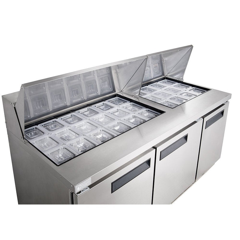 Dukers Salad Prep Station Refrigerator - CulinaryProfis