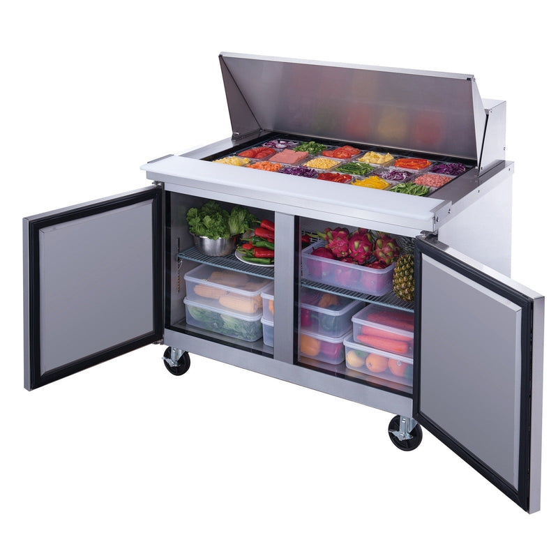 Dukers Salad Prep Station Refrigerator - CulinaryProfis