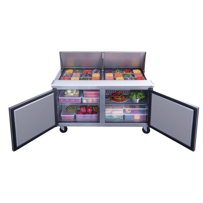 Dukers Salad Prep Station Refrigerator - CulinaryProfis