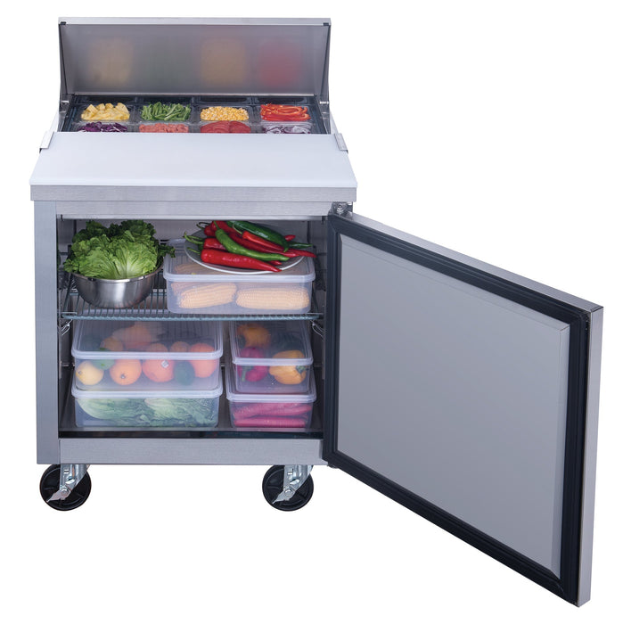 Dukers Salad Prep Station Refrigerator - CulinaryProfis