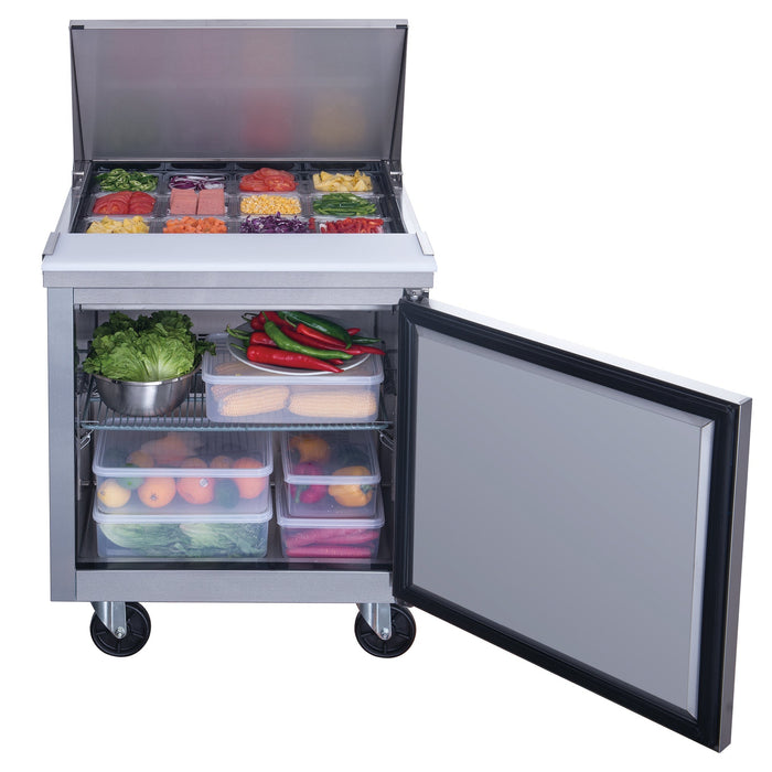 Dukers Salad Prep Station Refrigerator - CulinaryProfis