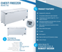 Dukers Solid Top Chest Freezer - CulinaryProfis