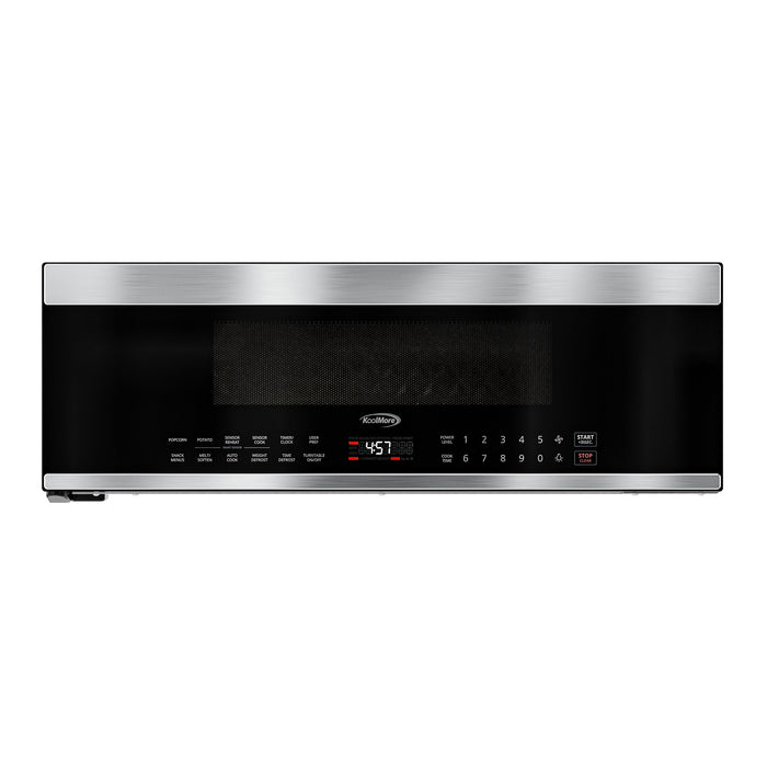 KoolMore Over-the-Range Low Profile Microwave – 1.2 cu. ft. KM-MLPOT-1SS