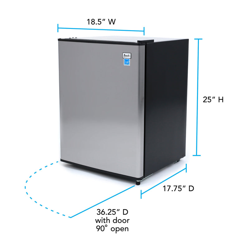 Avanti 2.4 cu. ft. Compact Refrigerator Avanti Products, LLC