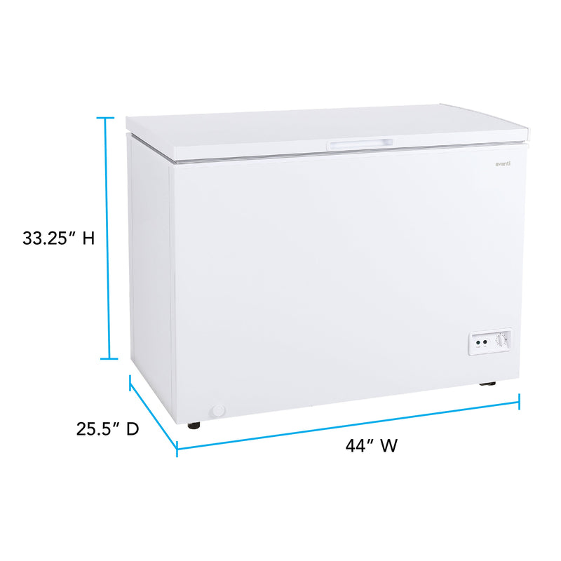 Avanti 10.0 cu. ft. Garage Ready Convertible Chest Freezer Avanti Products, LLC