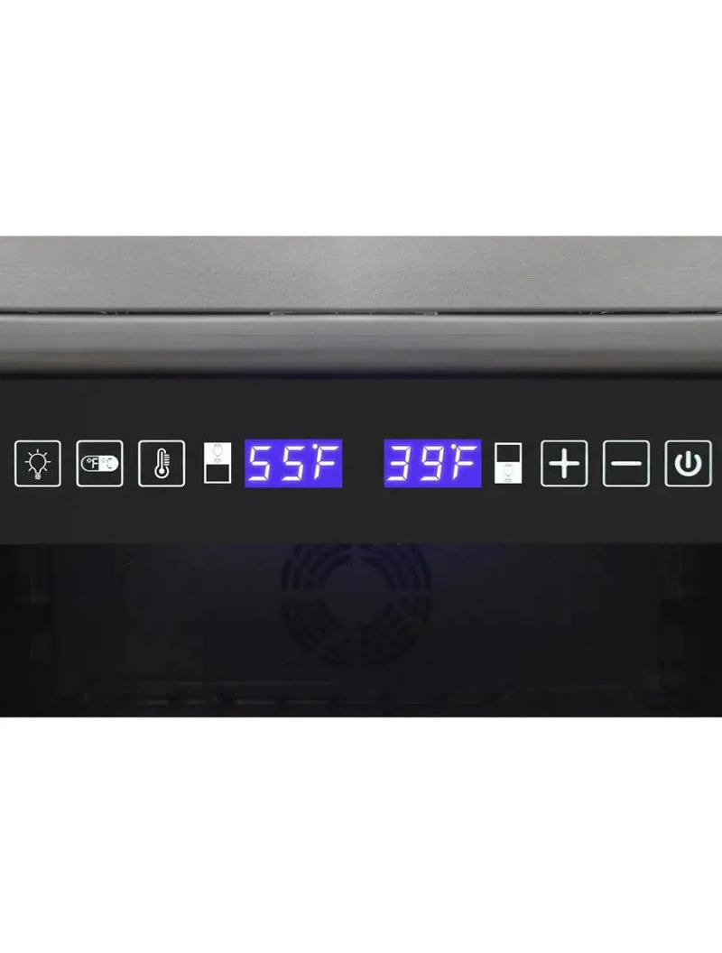 Vinotemp Butler Series Dual-Zone Wine and Beverage Cooler Vinotemp