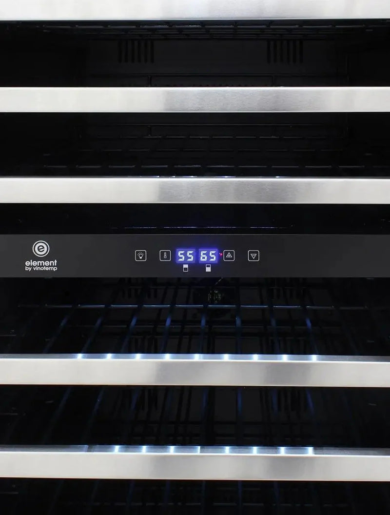 EL-142SDST Dual-Zone Wine Cooler Vinotemp