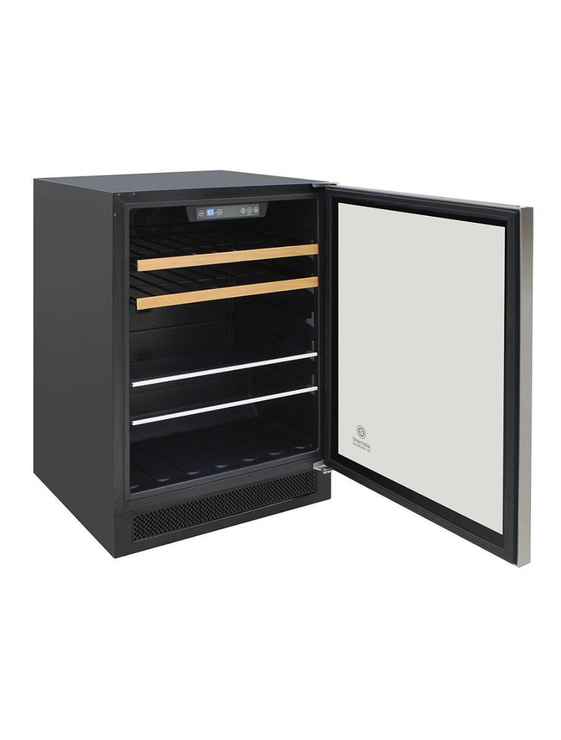 Vinotemp Single-Zone 24" Wine and Beverage Cooler, 16 Bottle and 106 Can Capacity Vinotemp