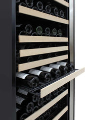 Vinotemp White Backlit Panel Single-Zone Wine Cooler, 173 Bottle Capacity Vinotemp