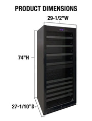 Vinotemp Butler Series Dual-Zone Wine Cooler Vinotemp