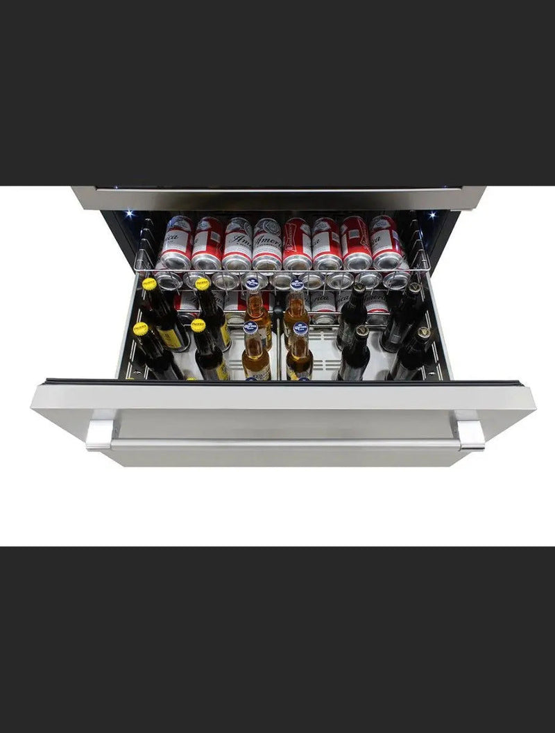 Vinotemp Triple-Zone Wine and Beverage Cooler, 135 Bottle Capacity Vinotemp