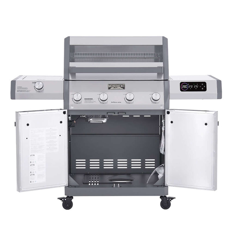 Eminence 405 | Chic Clearview® Smart Stainless Gas Grill Monument Grills