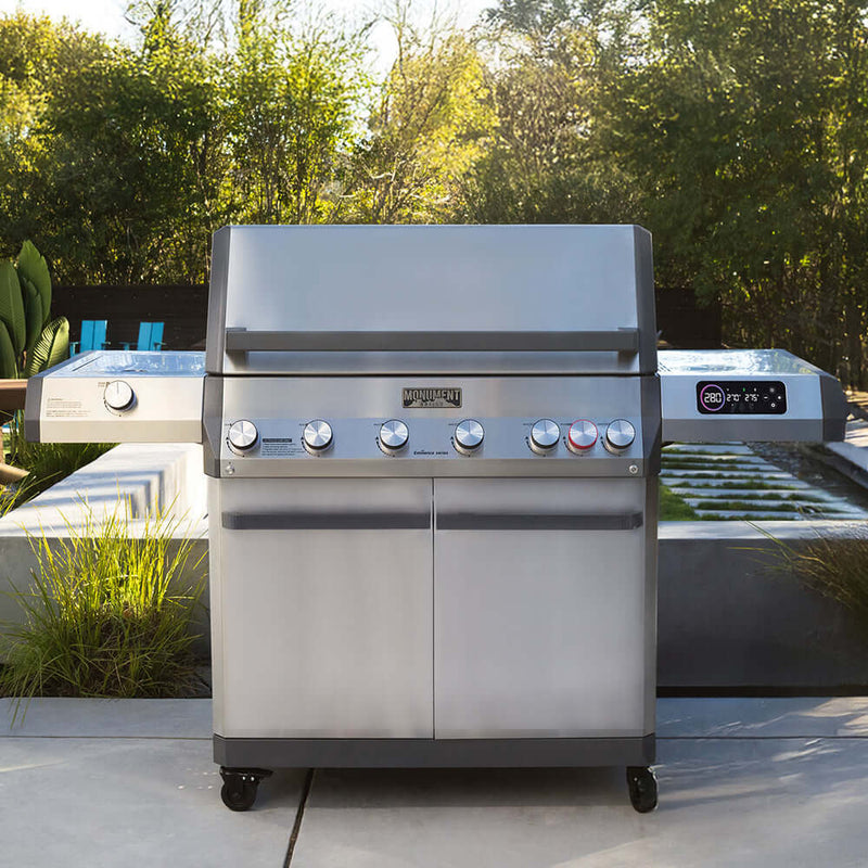 Eminence 605 | Master Power Stainless Natural/Propane Gas Grill Monument Grills