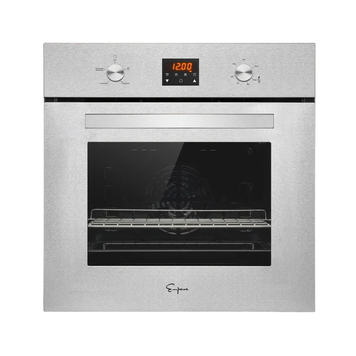 Empava 24" Single Natural Gas Wall Oven - 2.3 cu. ft., EMPV - 24WO09 - CulinaryProfis