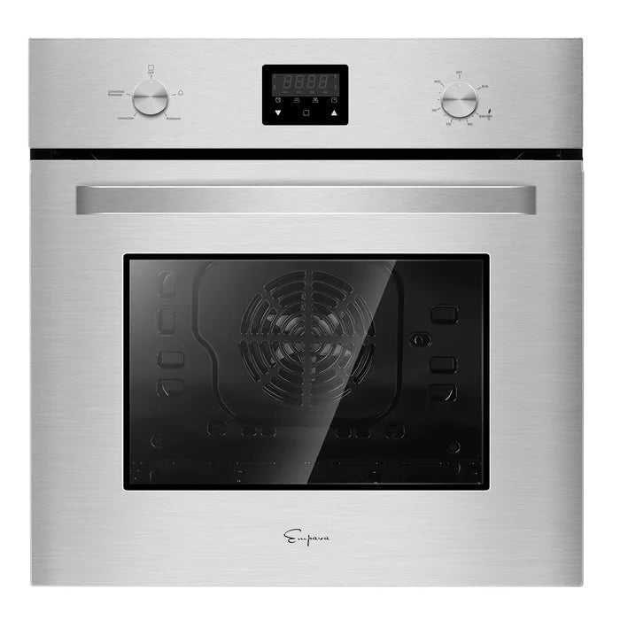 Empava 24" Single Natural Gas Wall Oven - 2.3 cu. ft., EMPV - 24WO09 - CulinaryProfis