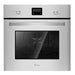 Empava 24" Single Natural Gas Wall Oven - 2.3 cu. ft., EMPV - 24WO09 - CulinaryProfis