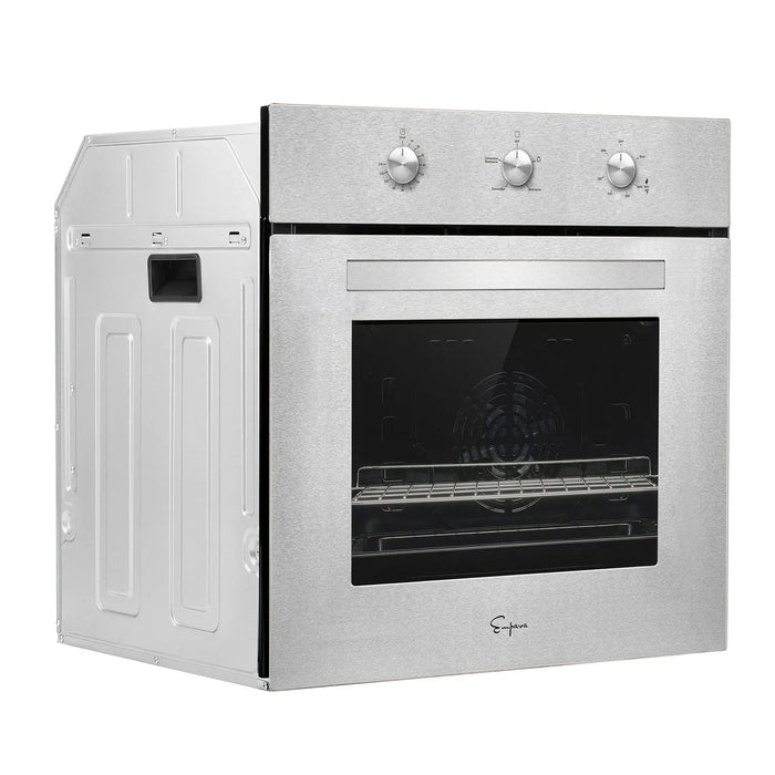 Empava 24" Single Propane Gas Wall Oven - 2.3 cu. ft., EMPV - 24WO10L - CulinaryProfis