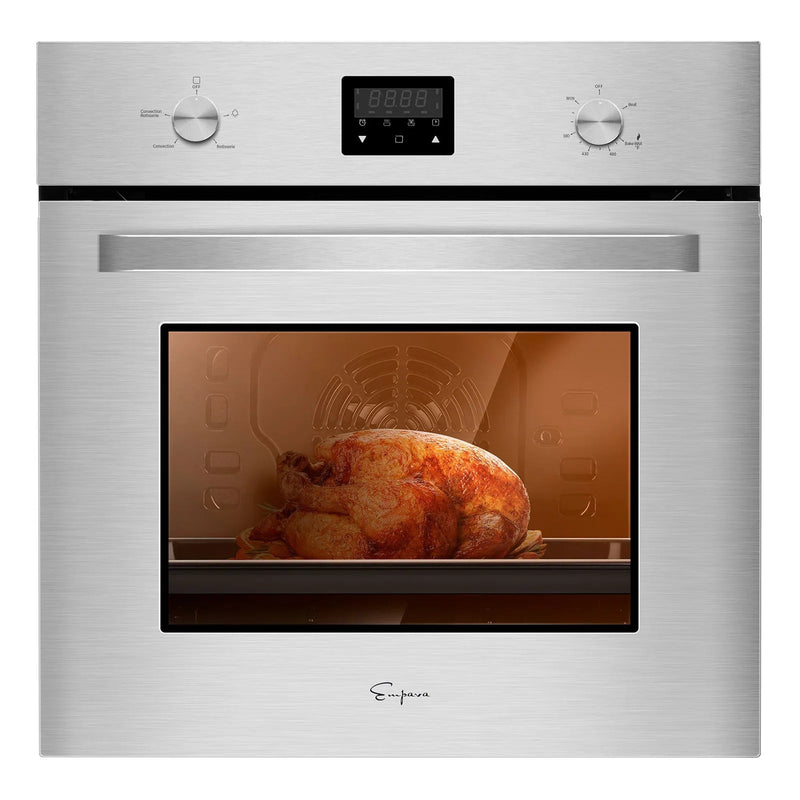 Empava 24" Single Propane Gas Wall Oven - 2.3 cu. ft., EMPV - 24WO11L - CulinaryProfis