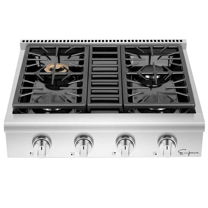 Empava 30" Built - In Natural Gas Cooktop with 4 Burners, EMPV - 30GC30 - CulinaryProfis