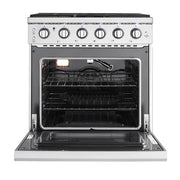 Empava 30" Freestanding Single Oven Natural Gas Range with 5 Burners - 4.5 cu.ft, EMPV - 30GR10 - CulinaryProfis