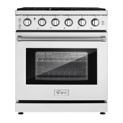 Empava 30" Freestanding Single Oven Natural Gas Range with 5 Burners - 4.5 cu.ft, EMPV - 30GR10 - CulinaryProfis
