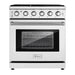 Empava 30" Freestanding Single Oven Natural Gas Range with 5 Burners - 4.5 cu.ft, EMPV - 30GR10 - CulinaryProfis