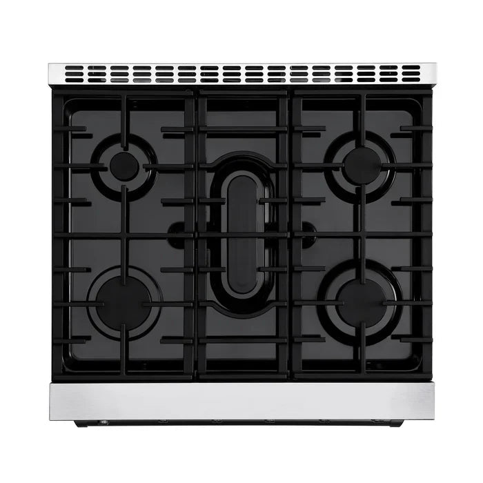 Empava 30" Freestanding Single Oven Natural Gas Range with 5 Burners - 4.5 cu.ft, EMPV - 30GR10 - CulinaryProfis
