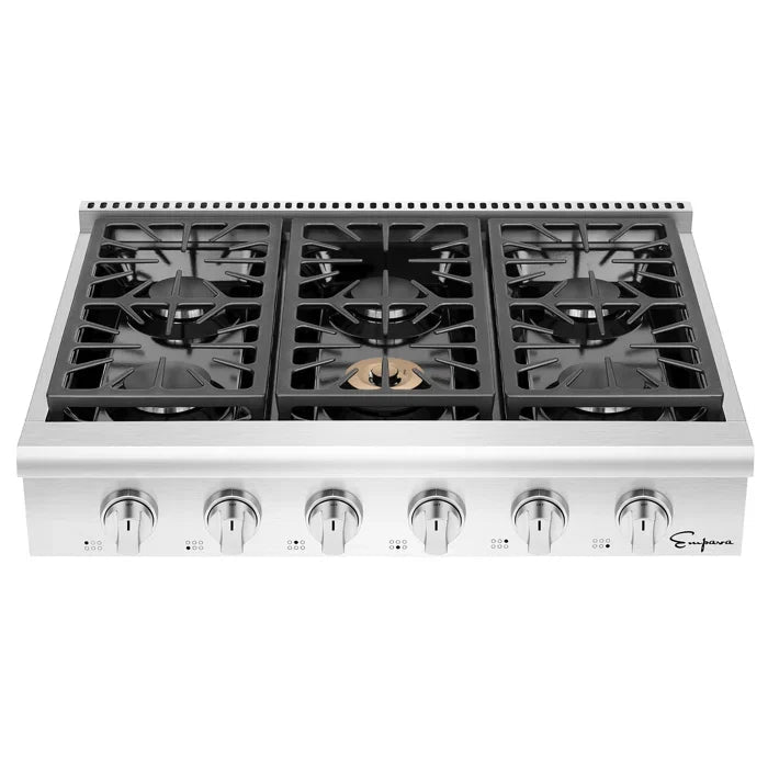 Empava 36" Built - In Natural Gas Cooktop with 6 Burners, EMPV - 36GC31 - CulinaryProfis