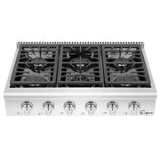 Empava 36" Built - In Natural Gas Cooktop with 6 Burners, EMPV - 36GC31 - CulinaryProfis