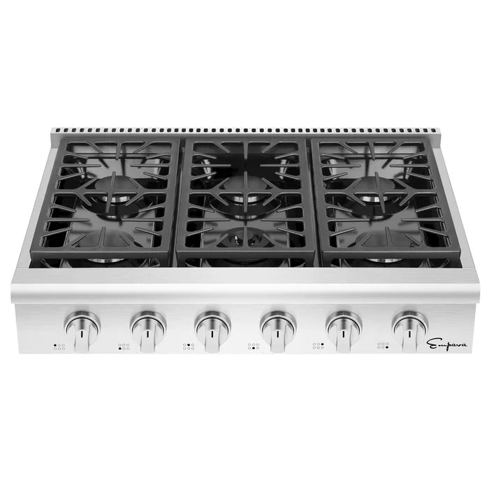 Empava 36" Built - In Natural Gas Cooktop with 6 Burners, EMPV - 36GC31 - CulinaryProfis