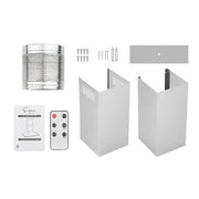 Empava Appliance Package - 24" Natural Gas Oven, 30" Cooktop, 30" Wall Mount Range Hood - CulinaryProfis
