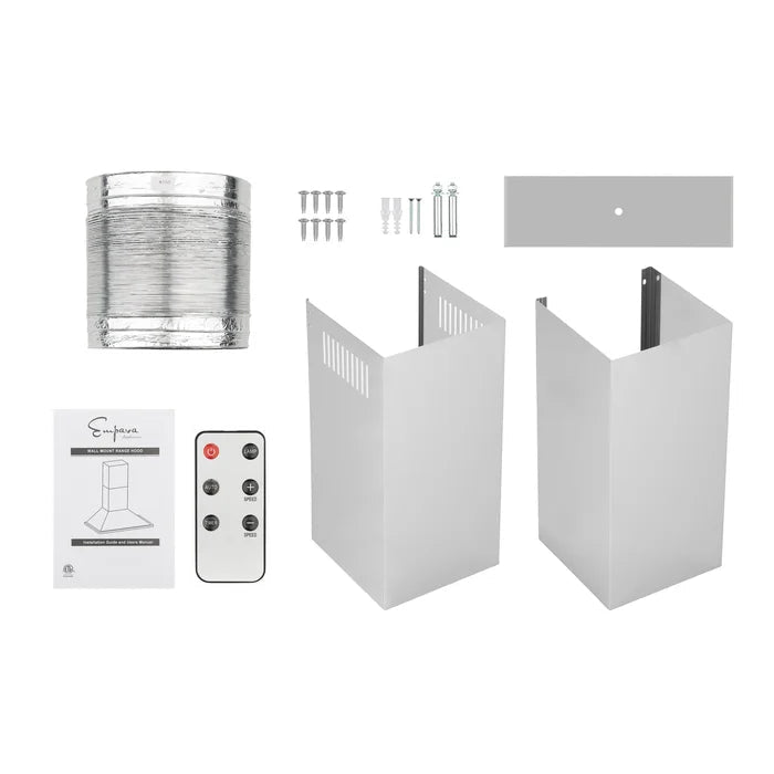 Empava Appliance Package - Empava 24" Electric Oven, Empava 30" Cooktop, Empava 30" Wall Mount Range Hood, AP - EMPV - 24WOA01 - CulinaryProfis