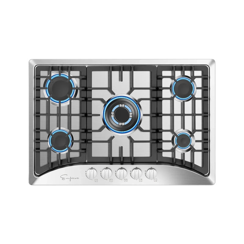 Empava Appliance Package - Empava 24" Natural Gas Oven, Empava 30" Cooktop, Empava 30" Under Cabinet Range Hood, AP - EMPV - 24WO09 - 2 - CulinaryProfis