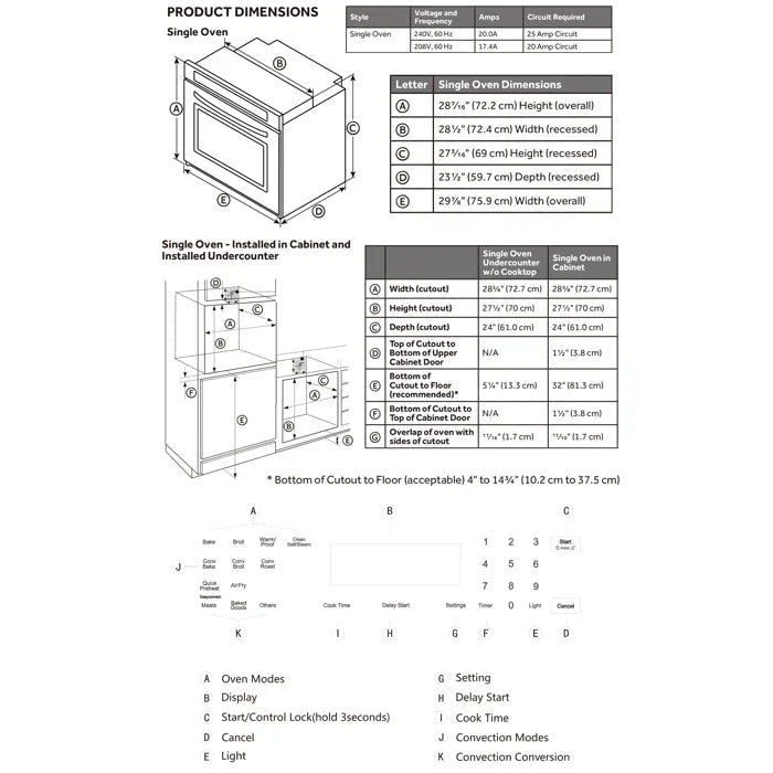 Empava Appliance Package - Empava 30" Air Fry Electric Oven, Empava 30" Cooktop, Empava 30" Under Cabinet Range Hood, AP - EMPV - 30WO04 - 2 - CulinaryProfis