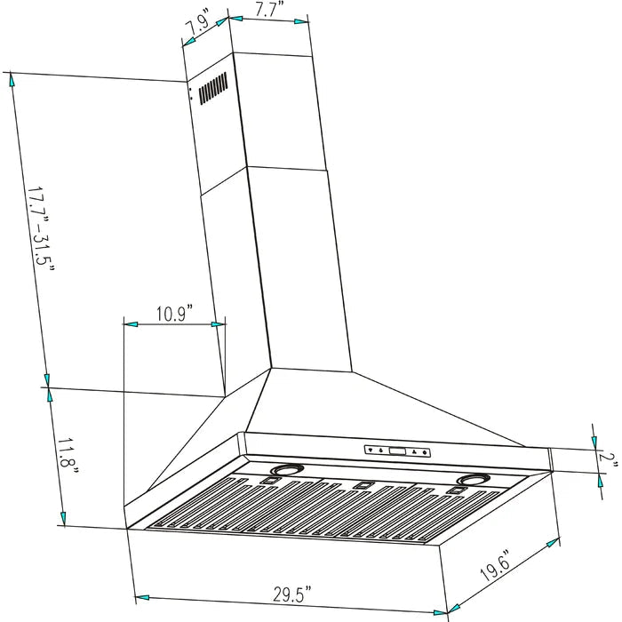 Empava Appliance Package - Empava 30" Air Fry Electric Oven, Empava 30" Cooktop, Empava 30" Wall Mount Range Hood, AP - EMPV - 30WO04 - CulinaryProfis