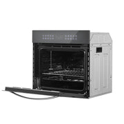Empava EMPV - 24WOC17 24" Single Electric Wall Oven - 2.3 cu.ft Silver Glass - CulinaryProfis