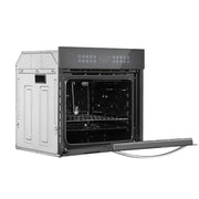 Empava EMPV - 24WOC17 24" Single Electric Wall Oven - 2.3 cu.ft Silver Glass - CulinaryProfis