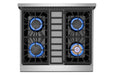 Empava EMPV - 30GR03 30" Slide - In Natural Gas Range - 4.2 cu.ft with 4 Burners - CulinaryProfis
