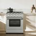 Empava EMPV - 30GR03 30" Slide - In Natural Gas Range - 4.2 cu.ft with 4 Burners - CulinaryProfis