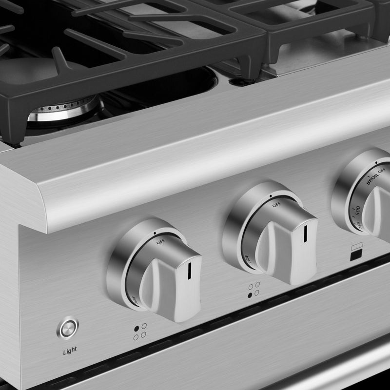 Empava EMPV - 30GR03 30" Slide - In Natural Gas Range - 4.2 cu.ft with 4 Burners - CulinaryProfis