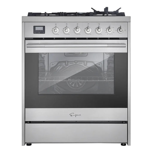 Empava EMPV - 30GR06 30" Freestanding Gas Range - 5 cu.ft Single Oven with 5 Burners - CulinaryProfis