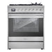 Empava EMPV - 30GR06 30" Freestanding Gas Range - 5 cu.ft Single Oven with 5 Burners - CulinaryProfis
