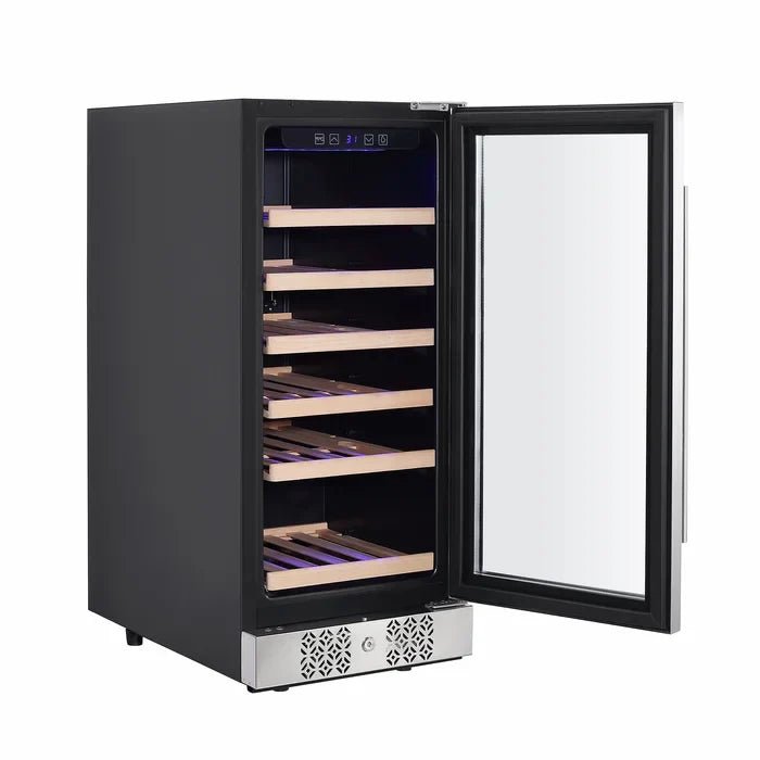 Empava EMPV - WC01S 15" Wine Cooler - 31 Bottle Capacity Single Zone - CulinaryProfis