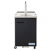Empura 24" Single Tap Commercial Kegerator - Black, Holds 1 Half Keg - CulinaryProfis