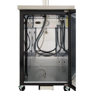 Empura 24" Single Tap Commercial Kegerator - Black, Holds 1 Half Keg - CulinaryProfis